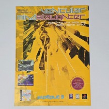 Pubblicità/poster stampa veicolare Wipeout 3 PlayStation 1 PS1