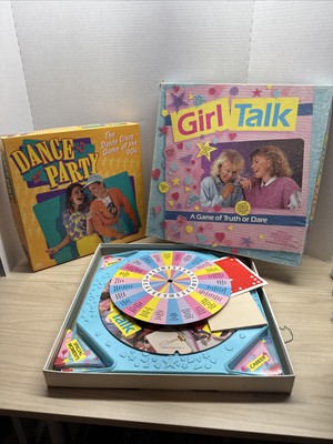 Lot x2 Golden Games ~ Complete Girl Talk 1988 & Dance Party 1991 90s Girl Games!