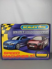Scalextric Machines T1 Audi TT 1/32 Slot Car Set Complete Tested
