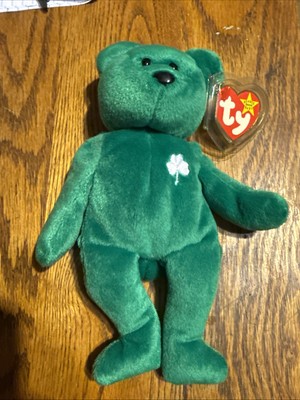 Ty Beanie Baby Erin The Bear 1997 Retired Plush Toy