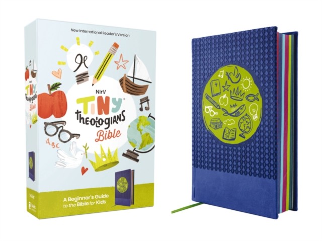 NIrV, Tiny Theologians Bible, Leathersoft over Board, Blue, Comfort Print