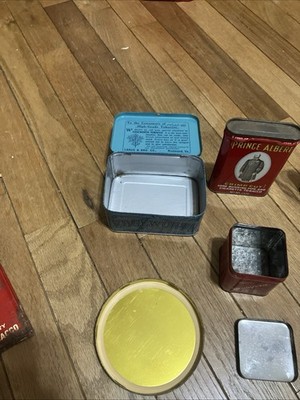 empty tobacco tins Vintage Empty Tobacco Tin Collection: Lot Of 13 Tins Varying Condition