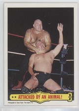 1985 Topps WWF George The Animal Steele #37 0w9o