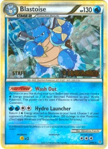 Blastoise - 13/95 (Prerelease) [Staff] Holofoil [PR - 13/95]MP - product listing photo
