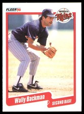 1990 Fleer #367 Wally Backman