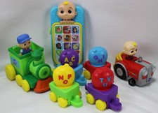 Cocomelon Musical Alphabet Train w/JJ Plus Car  VTech Interactive Toy