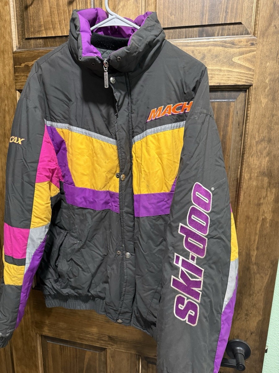 Vintage Ski-Doo Bombardier Mach Snowmobile Jacket Size XL | eBay