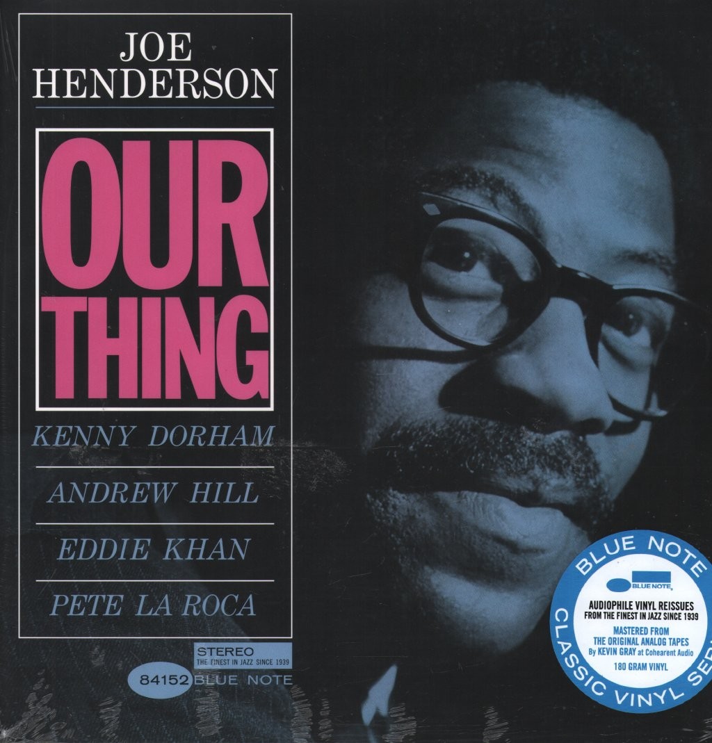 JOE HENDERSON OUR THING LP VINYL 180g audiophile vinyl edition, mastered by Kevi