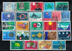 Switzerland, Scott 462 ** 494 in Mixed Condition (#1)