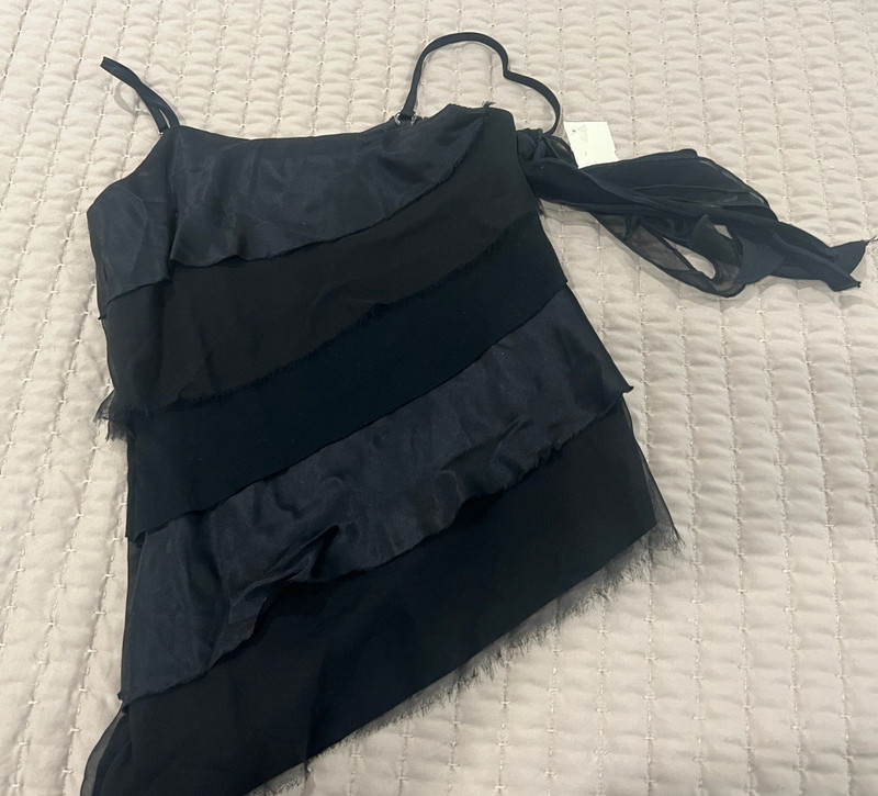 NEW Monkey Wear boutique pageant girls sleeveless black top shirt 7