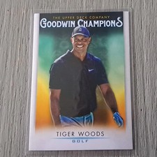 2021 Upper Deck Goodwin Champions Tiger Woods #25 Base Set Golf Card