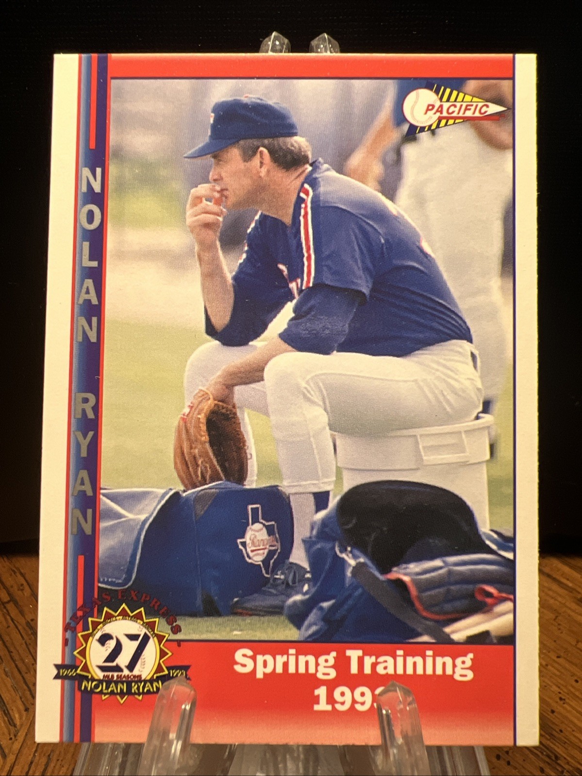 1993 Pacific Texas Express #247 Nolan Ryan Texas Rangers