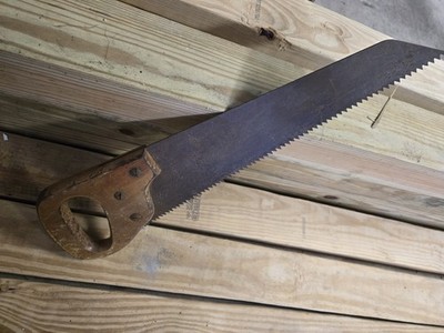 Goldblatt KARS Saw Vintage Drywall Plaster Saw Wood Handle 1940s Tool