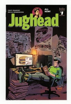 Jughead #1 NM+ Robert Hack Variant 2015 Archie Comics