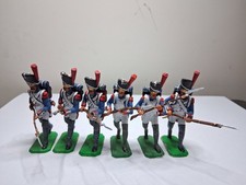 54mm French Napoleons Imperial Guards (Charging) Metal Figures - Painted (B)