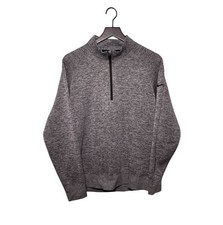 Nike Dri-Fit Men  s Gray Player Golf 1/2 Zip Pullover - Medium