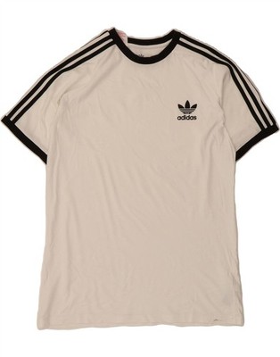 Adidas Jungen T-Shirt Oberteil 15-16 Jahre weiß Baumwolle BS04