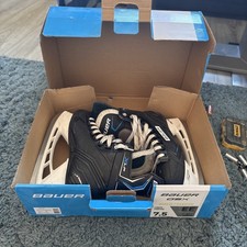 Bauer X-LP hockey skates black3D Poly Carb quarter package fleece lining UK6.5
