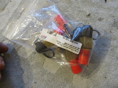 4x Voss 232 Stecker  Prüfanschluss NG 12 12x1,5mm Druckluft Winkelverbinder
