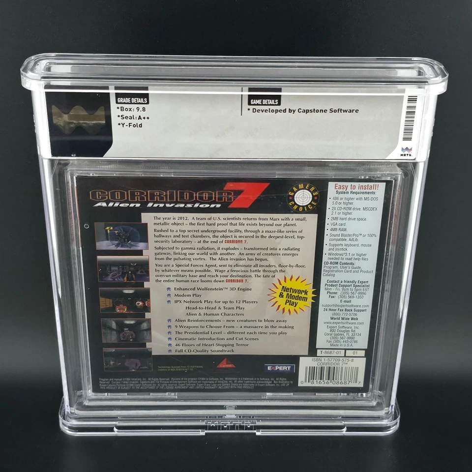 Corridor 7: Alien Invasion, WATA 9.8 A++/~ VGA 95+ GOLD - Image 2 of 4