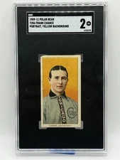 1909-11 T206 Piedmont Frank Chance HOF Yellow Portrait SGC 2 Chicago Cubs 