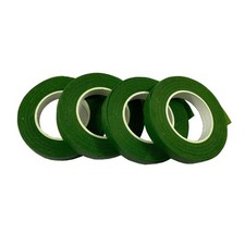 4 Rolls Stretchable Dark Green Floral Tape 1/2 Inch for Beautiful Arrangements