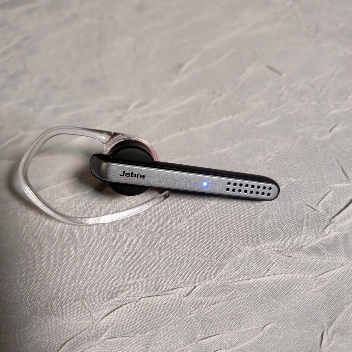 Jabra Talk 45 Silver Bluetooth Headset Mono Ear HD Voice Noise