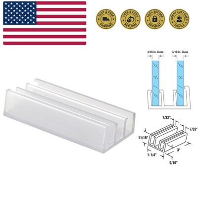Nylon Shower Door Bottom Guide 2 Pack