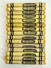 Crayola Retired Dandelion Yellow Crayons Set of 15 Free Shipping Bulk Lot 3
