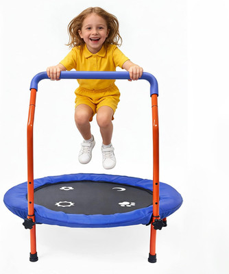36'' Trampoline for Kids - ASTM Certified Foldable Toddler Trampoline Indoor/Outd