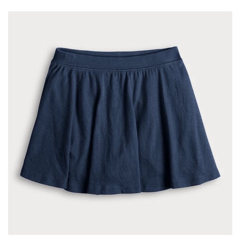 Lot Of 2 Jumping Beans Dark Elastic Waist Essential Skater Skort Skirt Size 10 - Picture 5 of 7