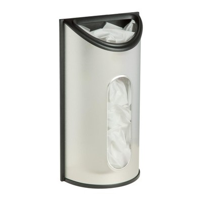 Stainless Steel Grocery Bag Holder Wall Mounted Organizer for Kitchen and Pantry