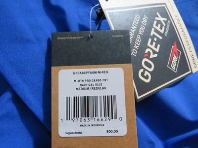 Mens The North Face Mountain Pro GTX Gore Tex Shell Waterproof Ski Mens The North Face Mountain Pro GTX Gore Tex Shell Waterproof Ski