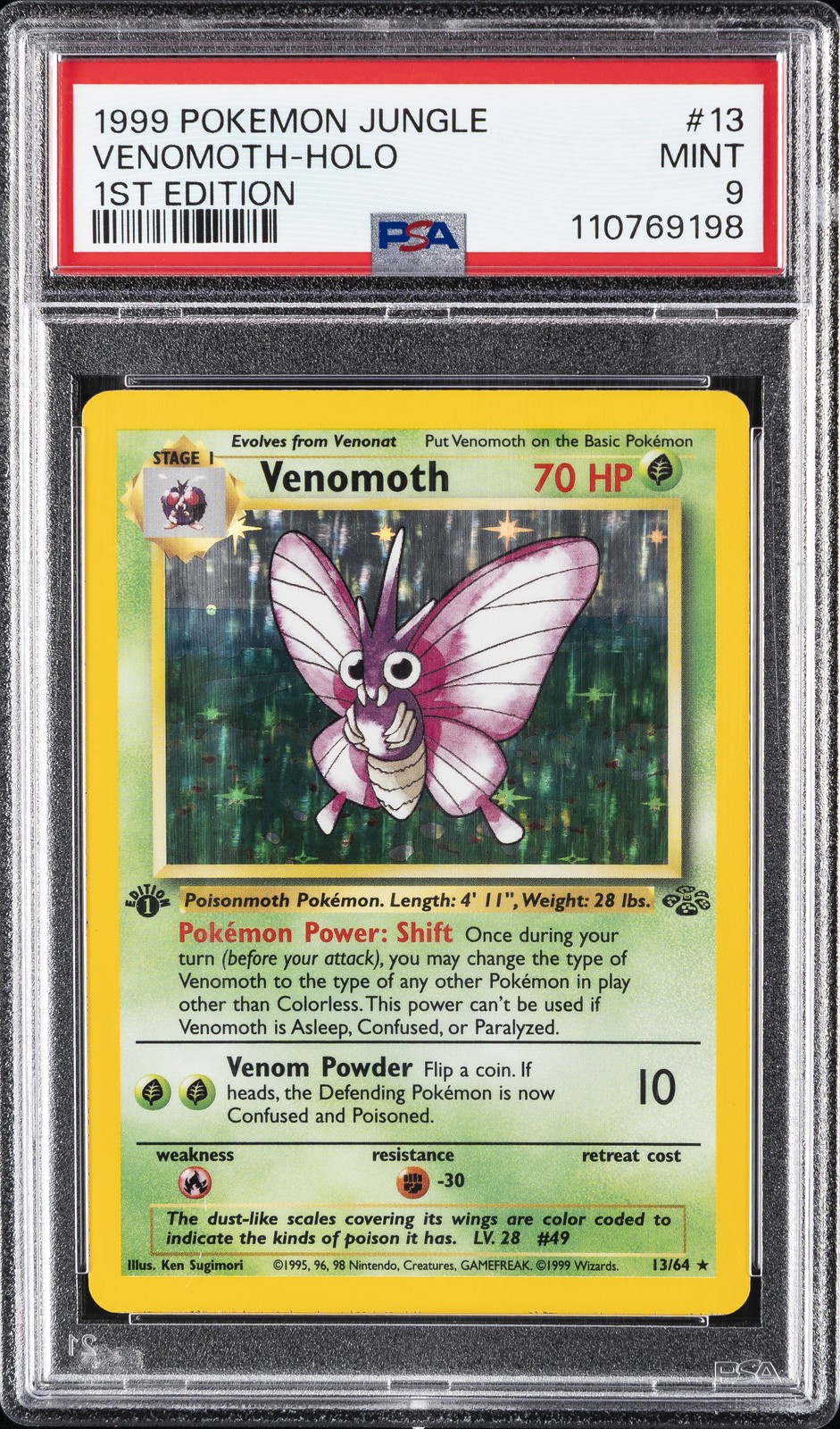 Venomoth 1st Edition #13