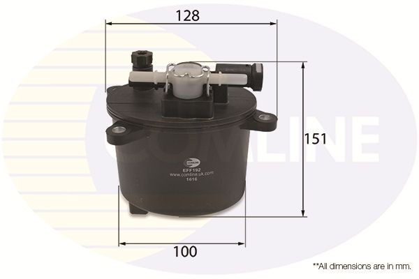 Fuel Filter Fits Citroën C5 C6 Fiat Ford Jaguar Lancia Land Rover COMLINE EFF192