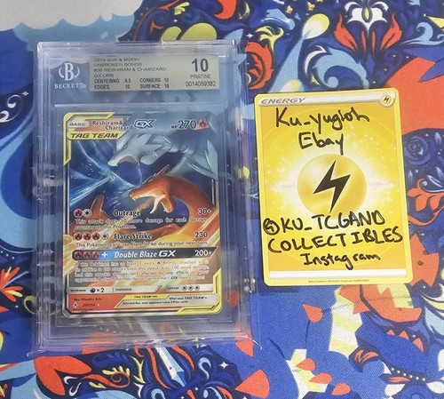 Reshiram & Charizard-GX graded BGS 10 for sale on eBay