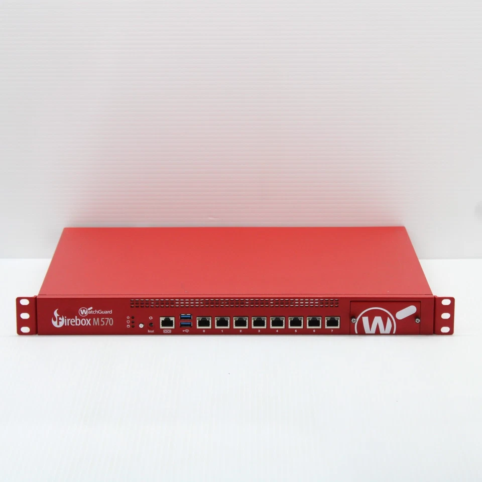 WatchGuard Firebox M570 1U Rack Firewall Network security appliance 8 ports 1GbE - Image 2 of 4