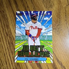 2026 Topps Series 1 Celebration- 8 Bit Ballers Kyle Schwarber #8B-25