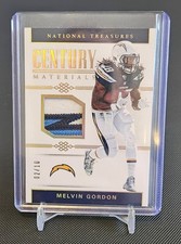 2017 Panini National Treasures Century Materials /10 Melvin Gordon 3-Color Patch