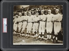 1916 Babe Ruth Red Sox 1st Pitching World Series Type III Vintage Photograph PSA