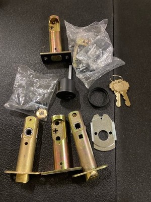 Emtek 4212MEUS19LH Melrose LH Keyed Entry Handleset with Merrimack