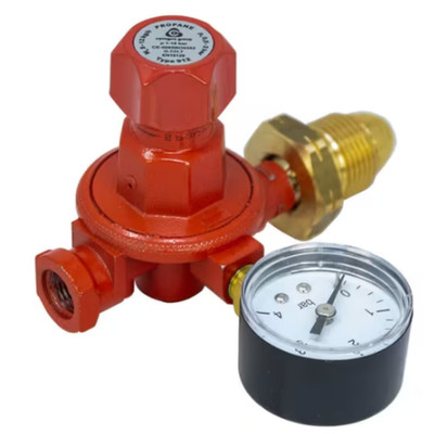 LPG Cavagna Hochdruck einstellbarer Propangasregler - 0,5-2 Bar Manometer