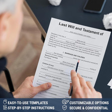 Last Will and Testament Kit 2026 Legal Will, Trust Forms for Estate Plannin...