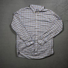 Vintage Gitman Bros Button Down Shirt - Mens Size XXL - Blue Plaid Made in USA
