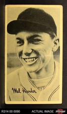 1937 Goudey Wide Pen Mel Harder  CR Indians Type 4 / VARIATION 1.5 - FAIR