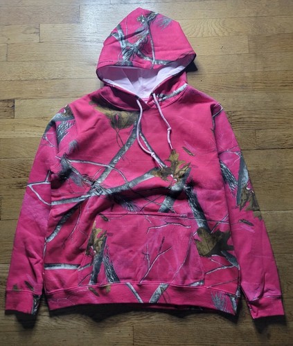 Realtree Pink Camouflage Camo Hoodie sz 