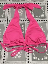 Wild Fable Womens XS 0-2 Pink Removable Pads Triangle Adjustable Tie Bikini Top