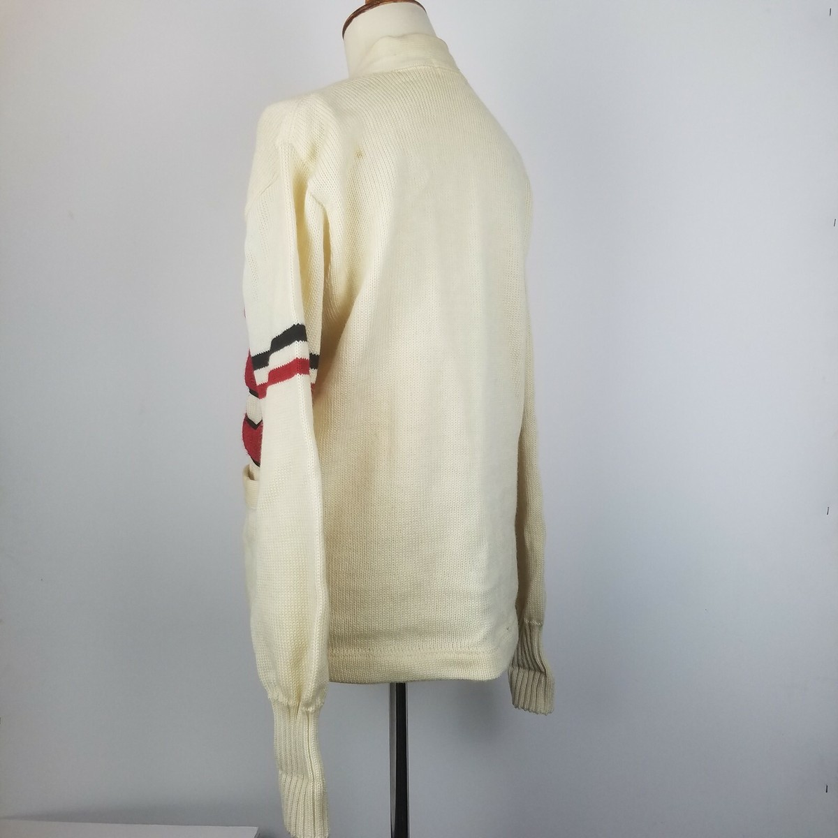 トップス 50s-60s WILSON lettered cardigan black Vintage 50's Wilson Varsity Letterman Cardigan Size 40 - Etsy