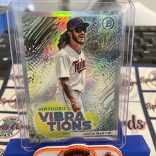 2022 Bowman Virtuosic Vibrations #VV-5 Austin Martin Minnesota Twins