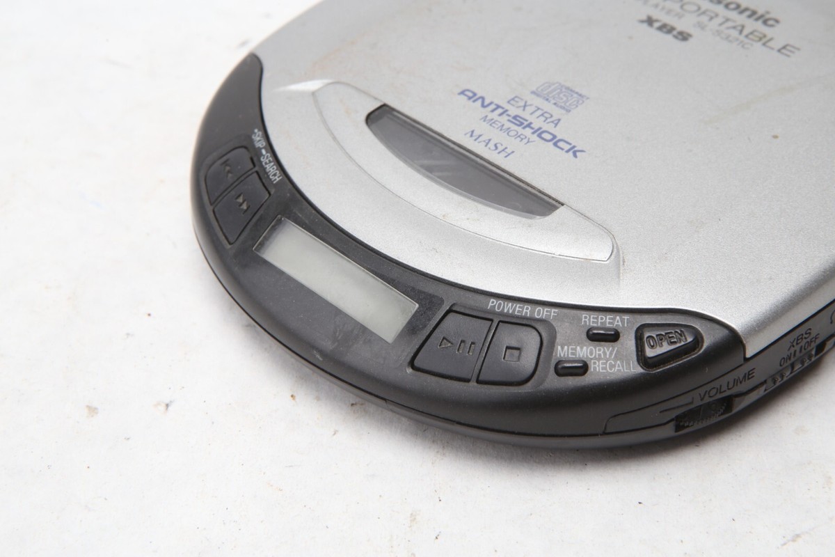 ★希少品★【Panasonic Portable CD Player 】 Panasonic MASH XBS SL-S160 Walkman Portable CD Player